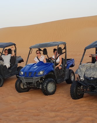 1hr Hour Dune Buggy Desert Safari with Desert Camp Dinner Tour Image
