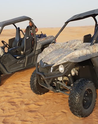 1hr Hour Dune Buggy Desert Safari with Desert Camp Dinner Tour Image