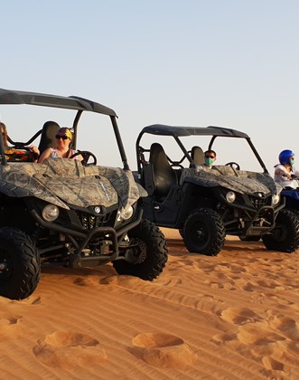 1hr Hour Dune Buggy Desert Safari with Desert Camp Dinner Tour Image